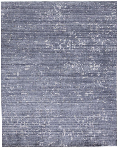 product image of Miska Hand Woven Blue and Ivory Rug by BD Fine Flatshot Image 1 565