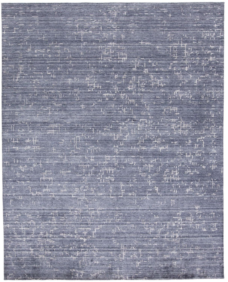 media image for Miska Hand Woven Blue and Ivory Rug by BD Fine Flatshot Image 1 253