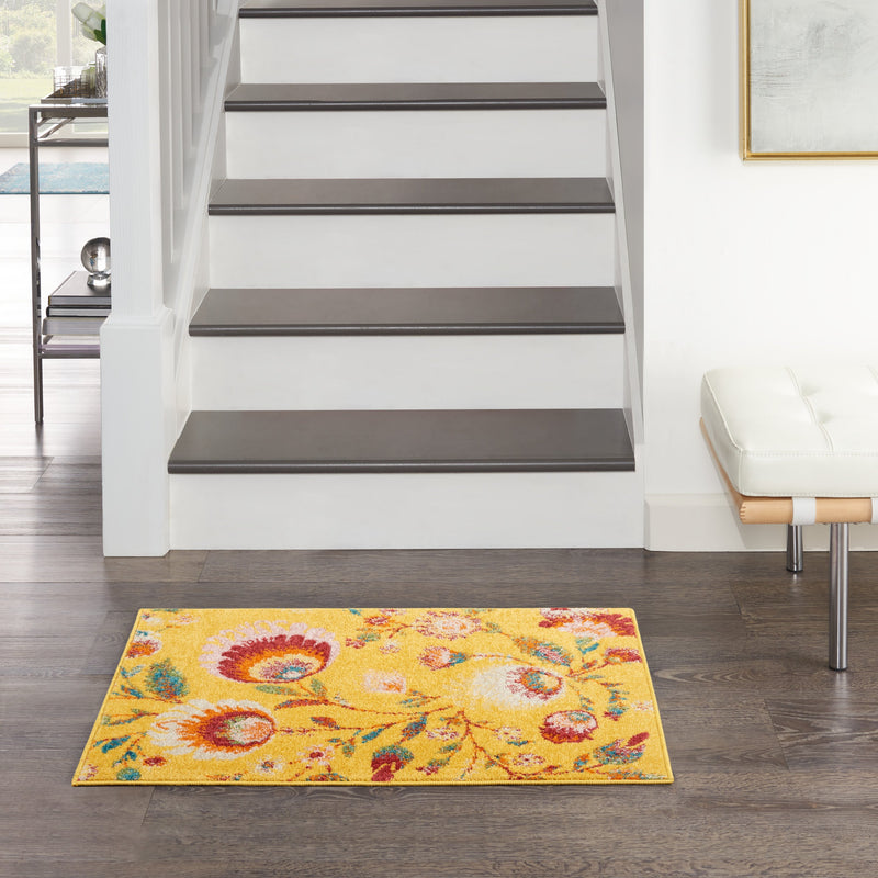 media image for allur yellow multicolor rug by nourison 99446839121 redo 4 286