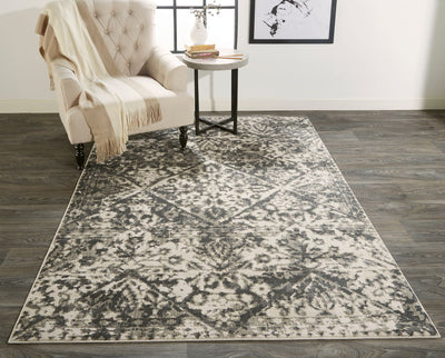 product image for Kiba Gray and Ivory Rug by BD Fine Roomscene Image 1 52