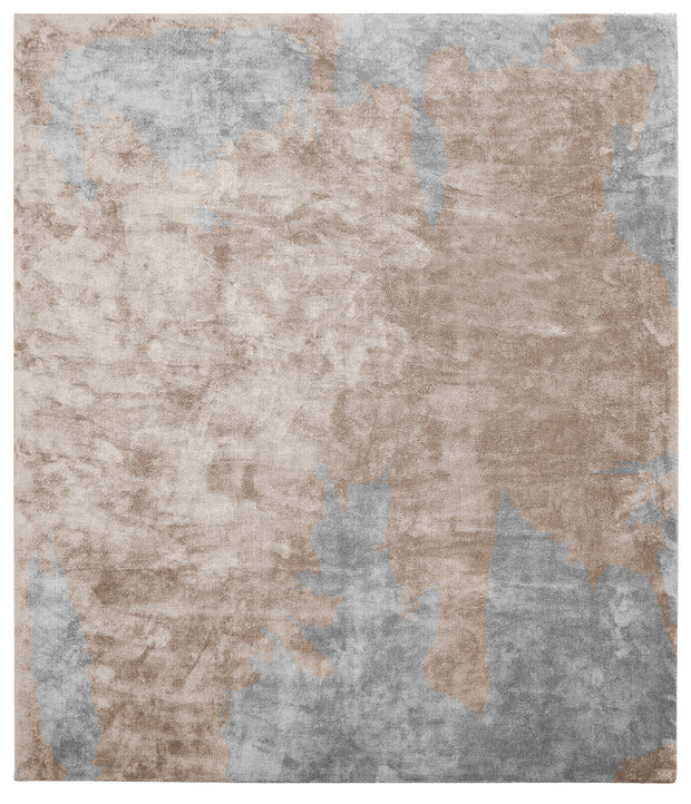 Action Caccia Hand Knotted Rug in Brown design by Second Studio