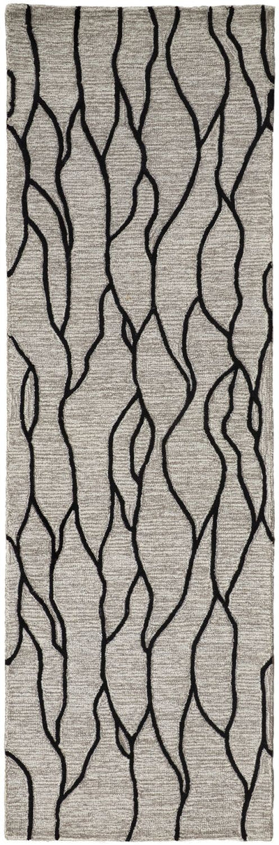 product image for Fadden Hand Tufted Taupe Rug by BD Fine Flatshot Image 1 10