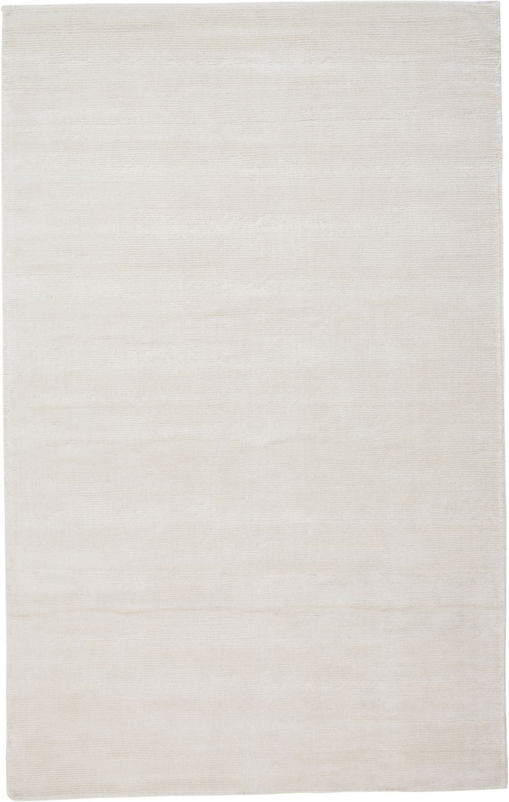Knox Hand Woven Bright White Rug by BD Fine Flatshot Image 1