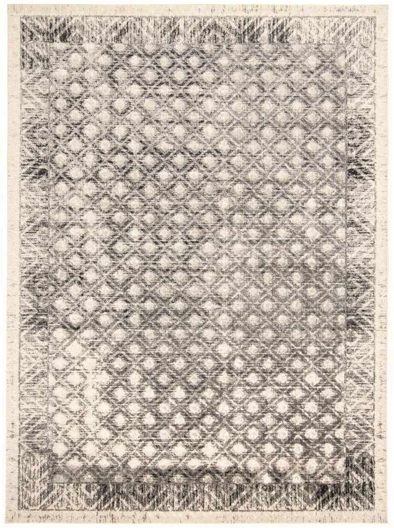 media image for Kiba Black and Ivory Rug by BD Fine Flatshot Image 1 280