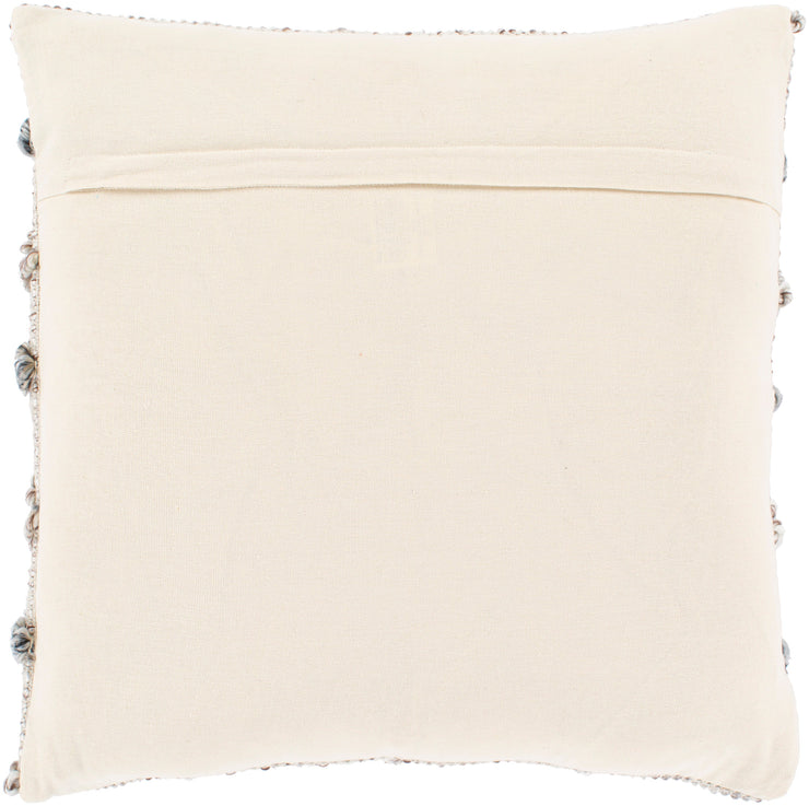 Anders ADR-001 Hand Woven Square Pillow in Cream by Surya