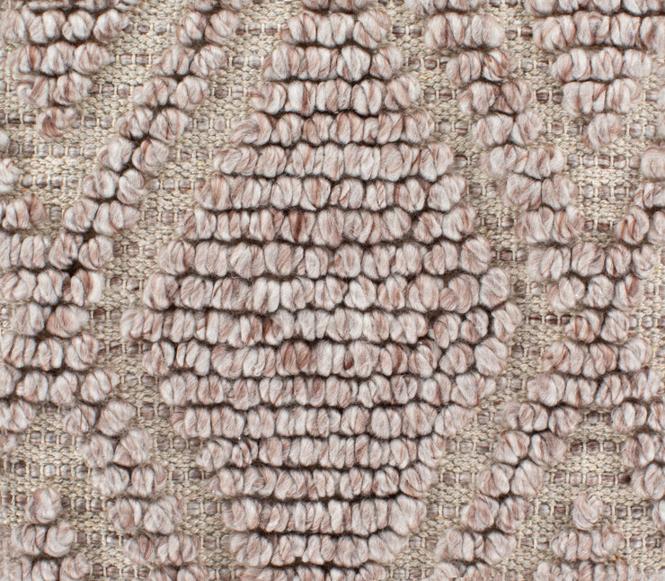 Anders ADR-004 Hand Woven Square Pillow in Cream & Khaki by Surya