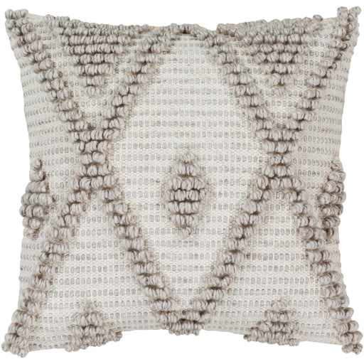 Anders Cotton Cream Pillow Flatshot Image