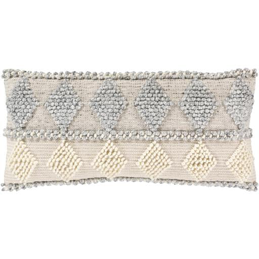 media image for anders cotton cream pillow by surya adr006 1818 3 26