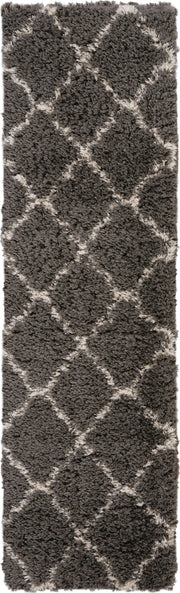 luxe shag charcoal beige rug by nourison 99446459534 redo 2