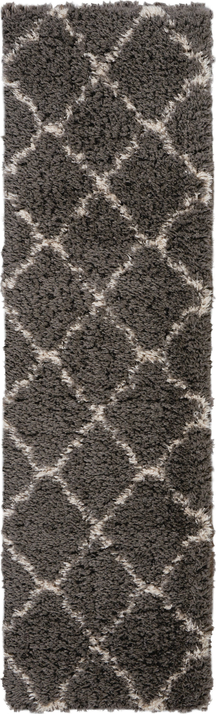 luxe shag charcoal beige rug by nourison 99446459534 redo 2