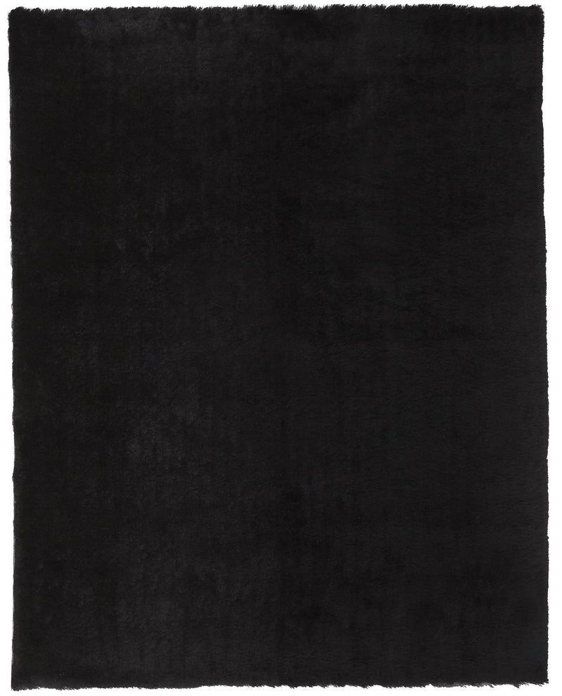 media image for Freya Hand Tufted Noir Black Rug by BD Fine Flatshot Image 1 287