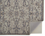 Faris Hand Tufted Gray and Blue Rug by BD Fine Fold Image 1