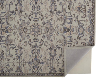 product image for Faris Hand Tufted Gray and Blue Rug by BD Fine Fold Image 1 24