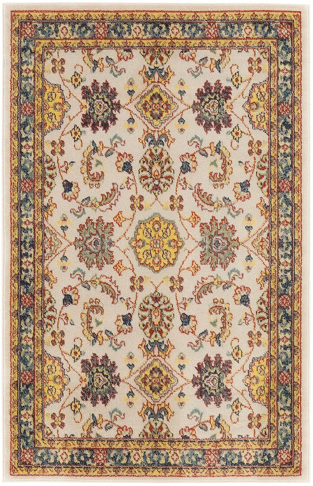 Nourison Essentials Indoor Outdoor Ivory Gold Persian Rug By Nourison Nsn 099446941022 1