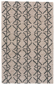 Fadden Hand Tufted Taupe and Black Rug by BD Fine Flatshot Image 1