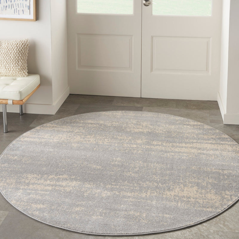 media image for Nourison Home Nourison Essentials Grey Beige Modern Rug By Nourison Nsn 099446149008 17 22