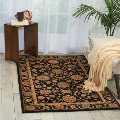 product image for living treasures black rug by nourison nsn 099446670014 7 35