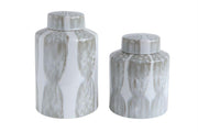 Tall Decorative Stoneware Ginger Jar design by BD Edition