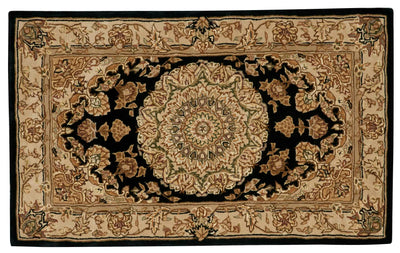 product image of nourison 2000 hand tufted black rug by nourison nsn 099446546708 1 599