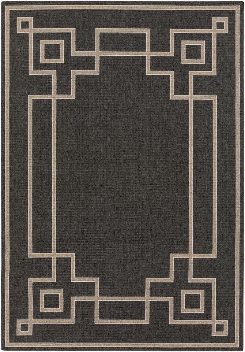 media image for Alfresco Outdoor Rug in Navy & Camel design by Surya 251