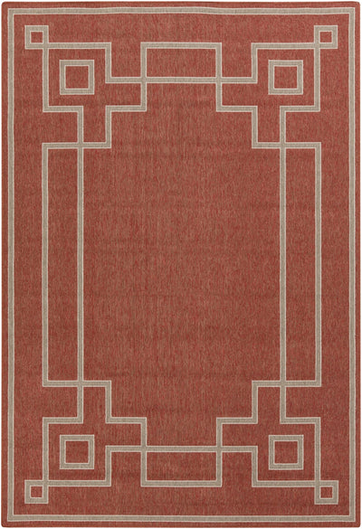 product image of Alfresco Outdoor Rug in Rust & Camel design by Surya 588