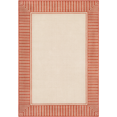 product image for Alfresco Rug in Burnt Orange & Cream 31