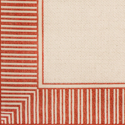 product image for Alfresco Rug in Burnt Orange & Cream 8