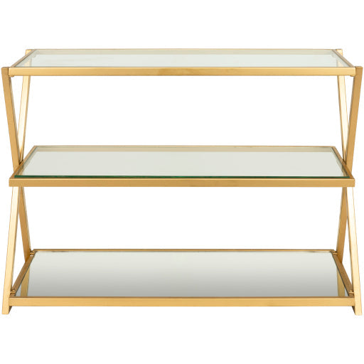 media image for Aliya  Glass Chrome Console Table Flatshot 2 Image 225