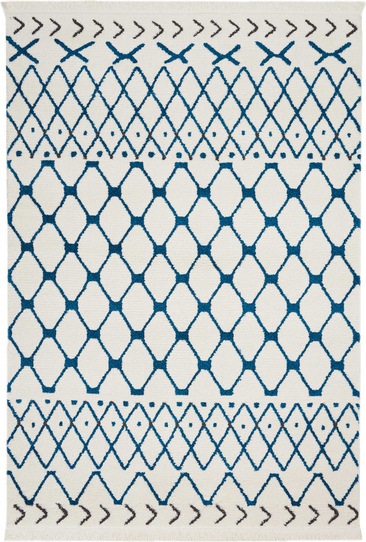 kamala white blue rug by nourison nsn 099446407368 1