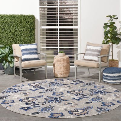 product image for Nourison Home Aloha Blue Grey Contemporary Rug By Nourison Nsn 099446169112 14 41