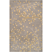 Athena Rug in Taupe & Mustard