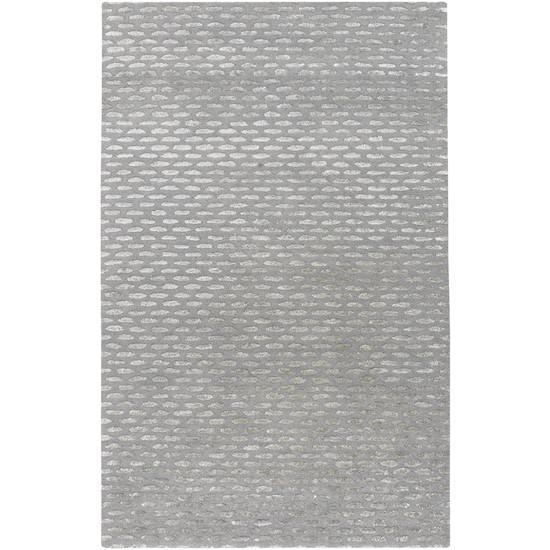 Atlantis Collection New Zealand Wool Area Rug in Dove Grey