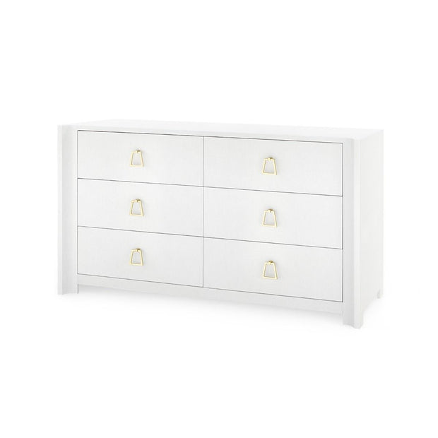 Audrey Extra Large 6-Drawer Dresser in Various Colors by Bungalow 5