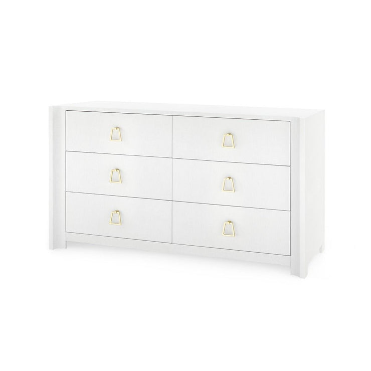 Audrey Extra Large 6-Drawer Dresser in Various Colors by Bungalow 5