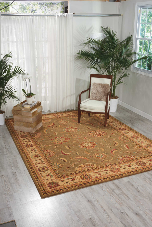 living treasures green rug by nourison nsn 099446670281 7