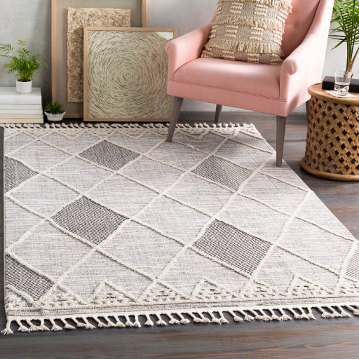 media image for Azilal Medium Gray Rug Flatshot 2 Image 275