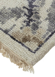 Bennet Hand Knotted Beige and Gray Rug by BD Fine Corner Image 1