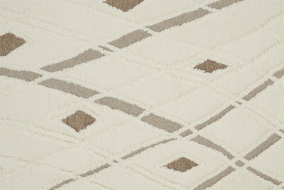 product image for Elika Hand Tufted Ivory and Beige Rug by BD Fine Texture Image 1 77