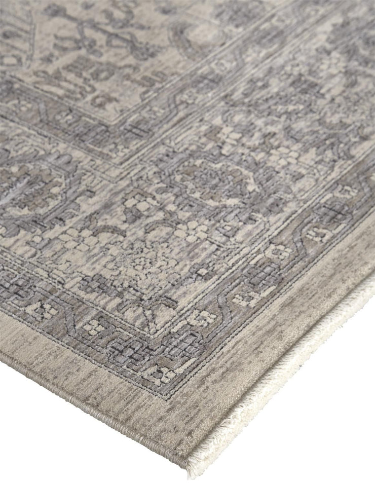 Gilford Beige and Gray Rug by BD Fine Corner Image 1