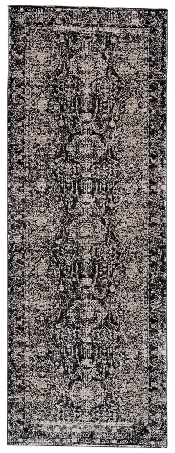 media image for Alexander Gray and Ivory Rug by BD Fine Flatshot Image 1 237