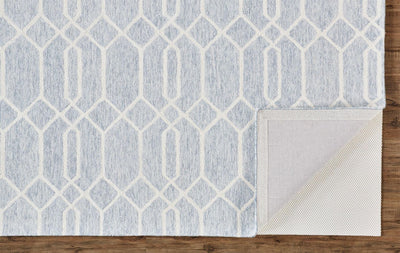 product image for Natal Blue and Ivory Rug by BD Fine Fold Image 1 35