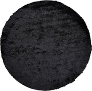 Freya Hand Tufted Noir Black Rug by BD Fine Flatshot Image 1
