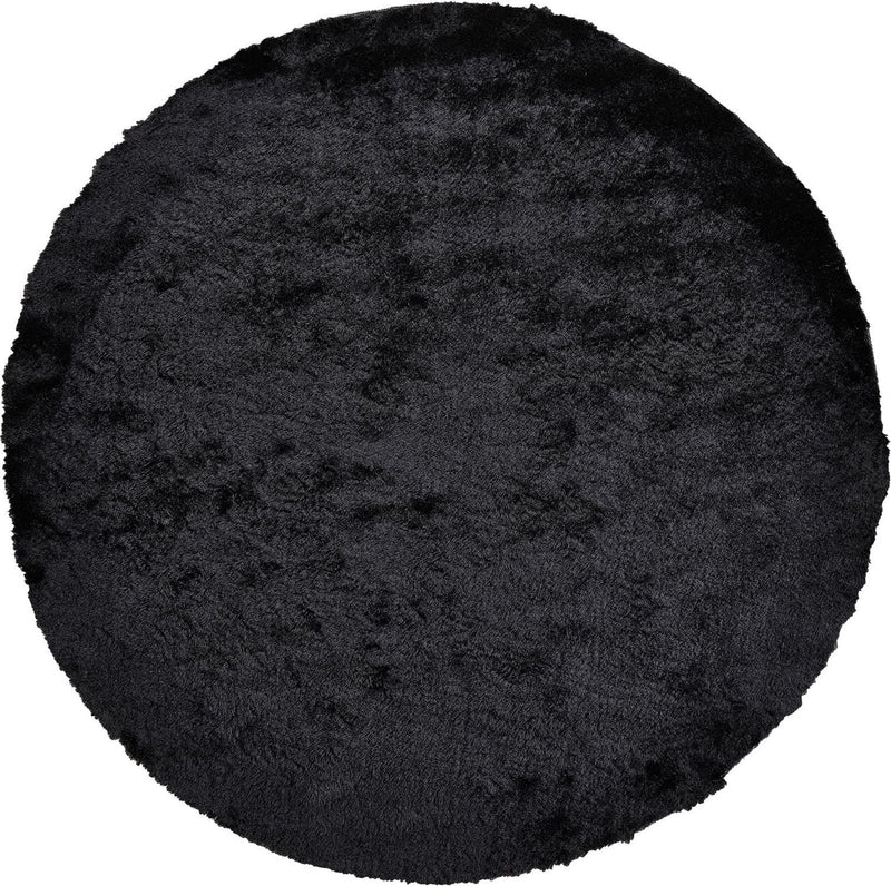 media image for Freya Hand Tufted Noir Black Rug by BD Fine Flatshot Image 1 251