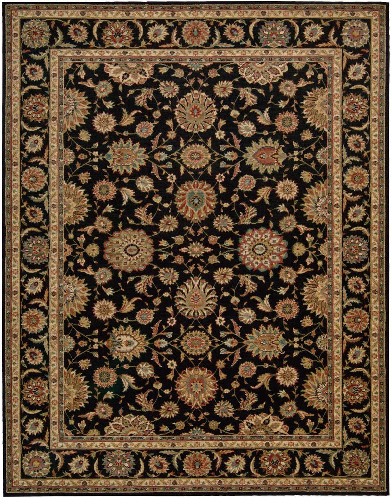 media image for living treasures black rug by nourison nsn 099446670014 1 247