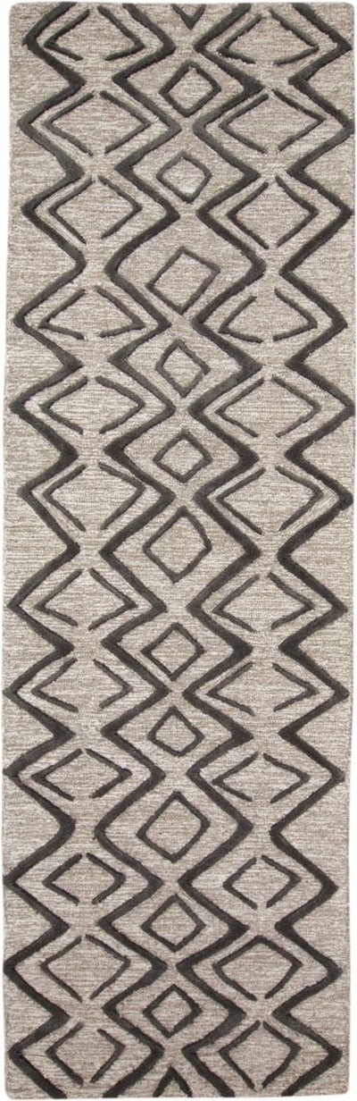 product image for Fadden Taupe and Black Rug by BD Fine Flatshot Image 1 71