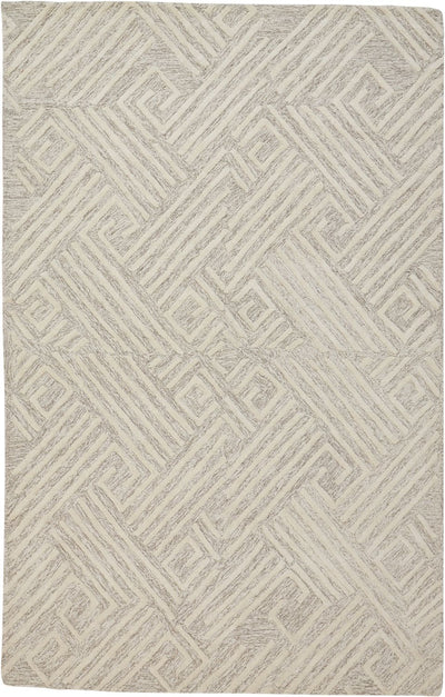 product image of Fadden Hand Tufted Ivory and Tan Rug by BD Fine Flatshot Image 1 549