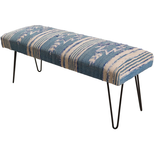 media image for Batu Cotton Upholstered Bench in Various Colors Flatshot Image 263