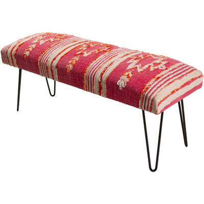 product image for Batu Cotton Upholstered Bench in Various Colors Flatshot Image 21