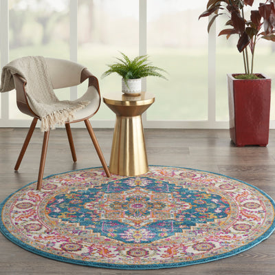 product image for passion teal multi rug by nourison 99446486387 redo 5 11