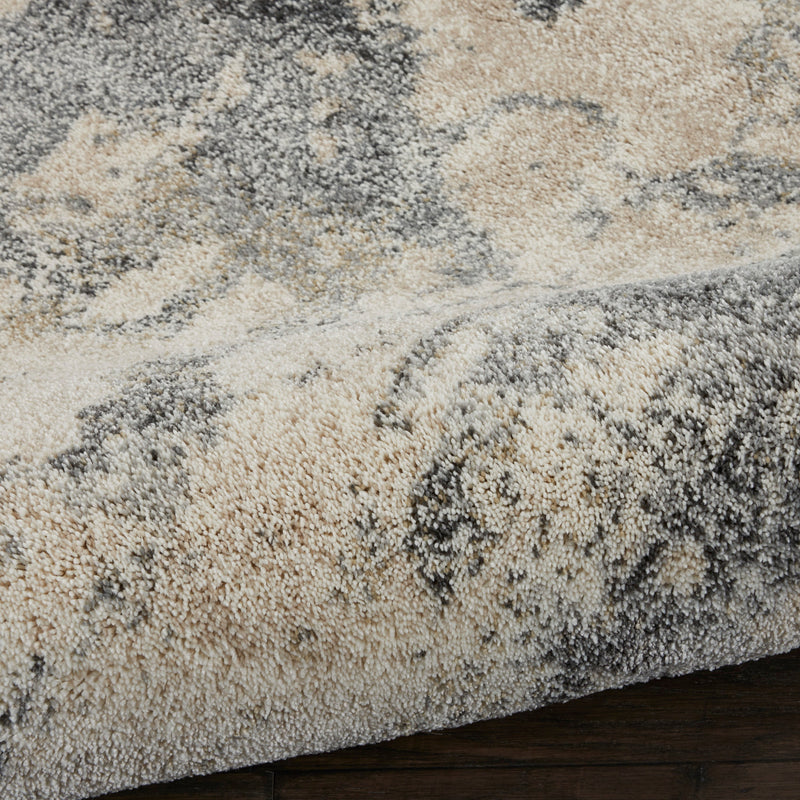media image for fusion cream grey rug by nourison 99446488329 redo 3 296
